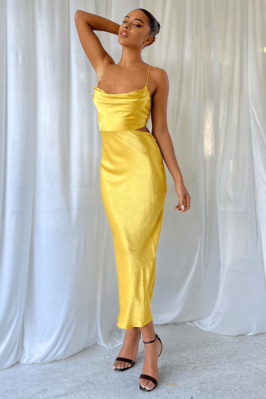Chay Slip Dress - Marigold
