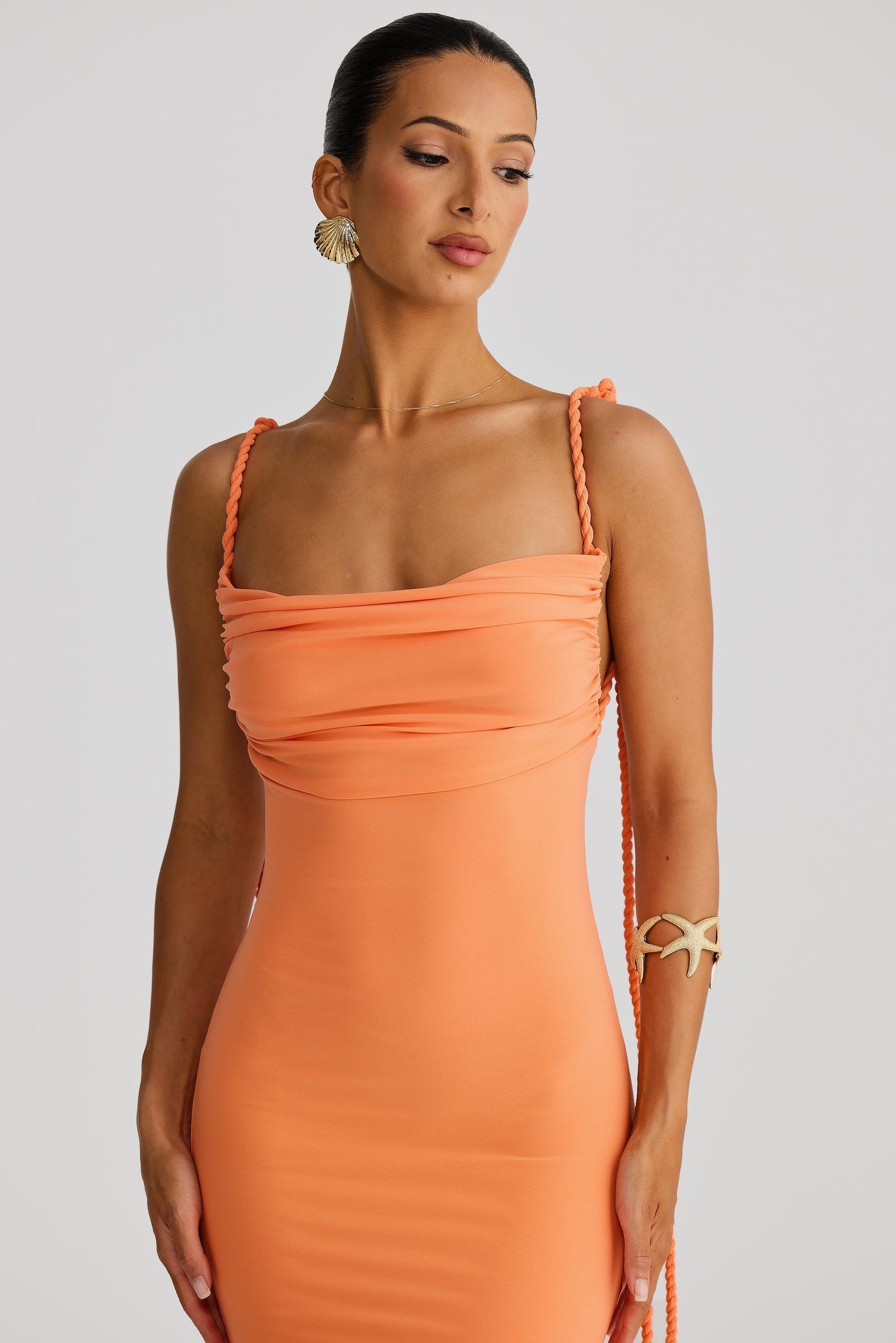 Amora Gown - Papaya